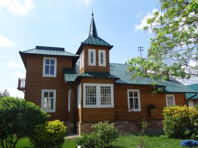 Zabytkowy dom właściciela młyna przy ul. Łąkowej 6, widok od południowego wschodu. Materiały Biura Miejskiego Konserwatora Zabytk&oacute;w UM Rzeszowa